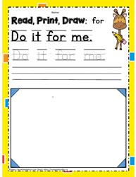 Sight word for